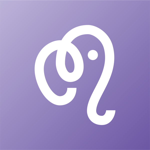 Momni Foundation elephant logo